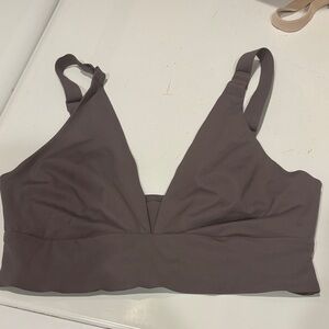 Everlane Women's Seamless Bralette - Orchid/Grey